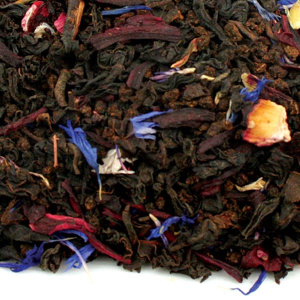 black orange loose leaf tea